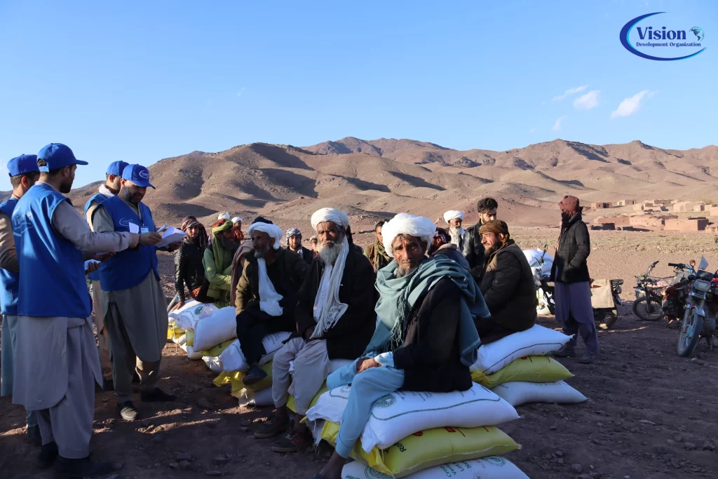 The farmers and livestock keepers now are happy receiving the assistance to empower their local economy.